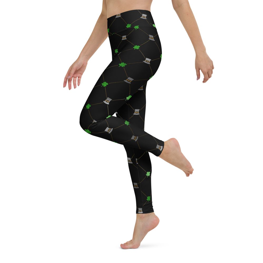 Shamrock Clover St. Patrick’s Day Yoga Leggings - Image 6