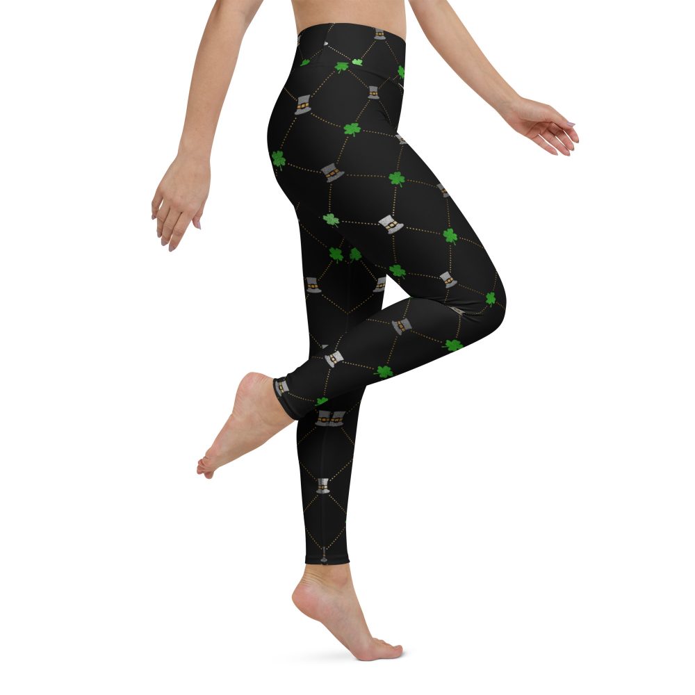 Shamrock Clover St. Patrick’s Day Yoga Leggings - Image 8