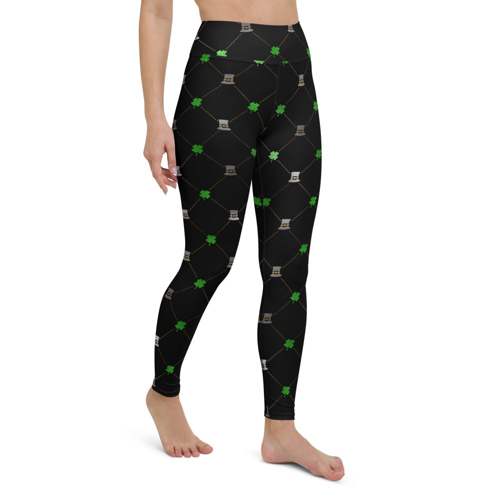 Shamrock Clover St. Patrick’s Day Yoga Leggings - Image 9
