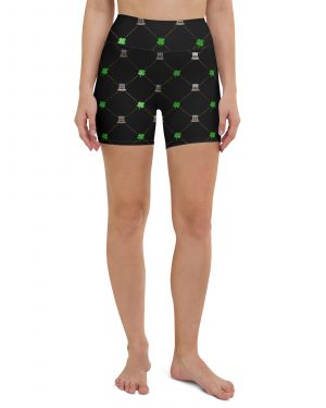 Shamrock Clover St. Patrick’s Day Yoga Shorts