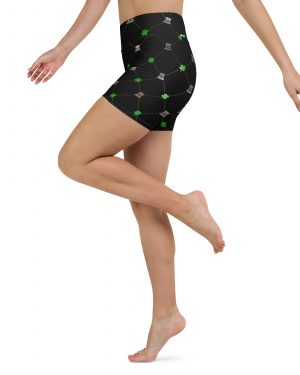 Shamrock Clover St. Patrick’s Day Yoga Shorts