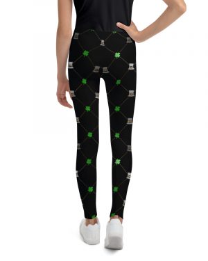 Shamrock Clover St. Patrick’s Day Youth Leggings