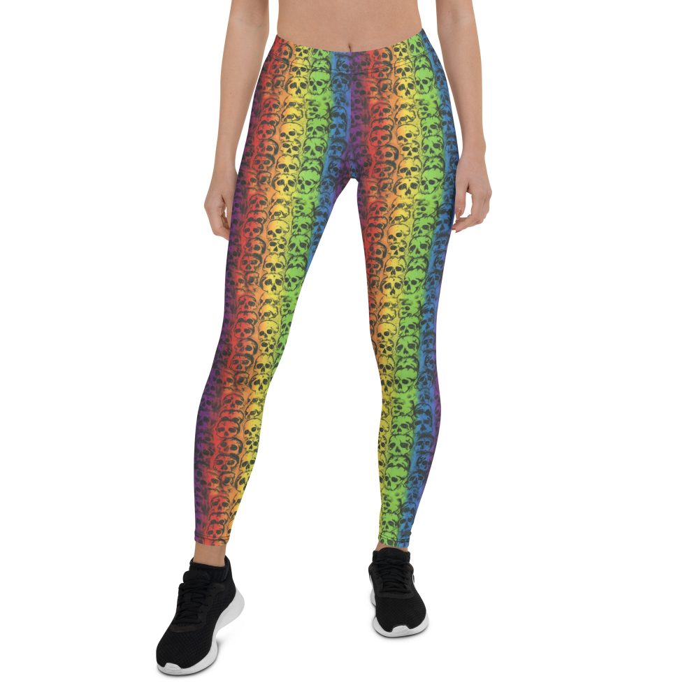 Rainbow Skulls Pride Leggings