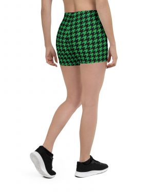 Green Houndstooth St. Patrick’s Day Shorts