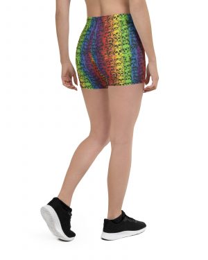 Rainbow Skulls Pride Shorts