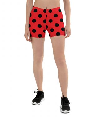 Ladybug Costume Red Black Polka Dot Shorts