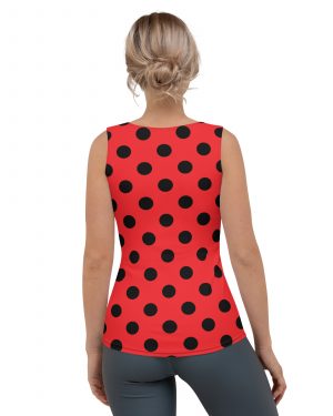 Ladybug Costume Red Black Polka Dot Tank Top