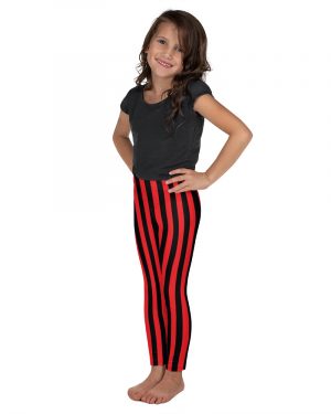 Red and Black Striped Kid’s Pirate Leggings