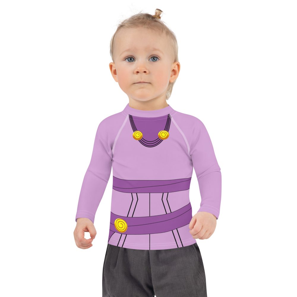 Megara Costume Meg Hercules Kids Rash Guard