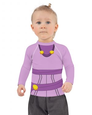 Megara Costume Meg Hercules Kids Rash Guard