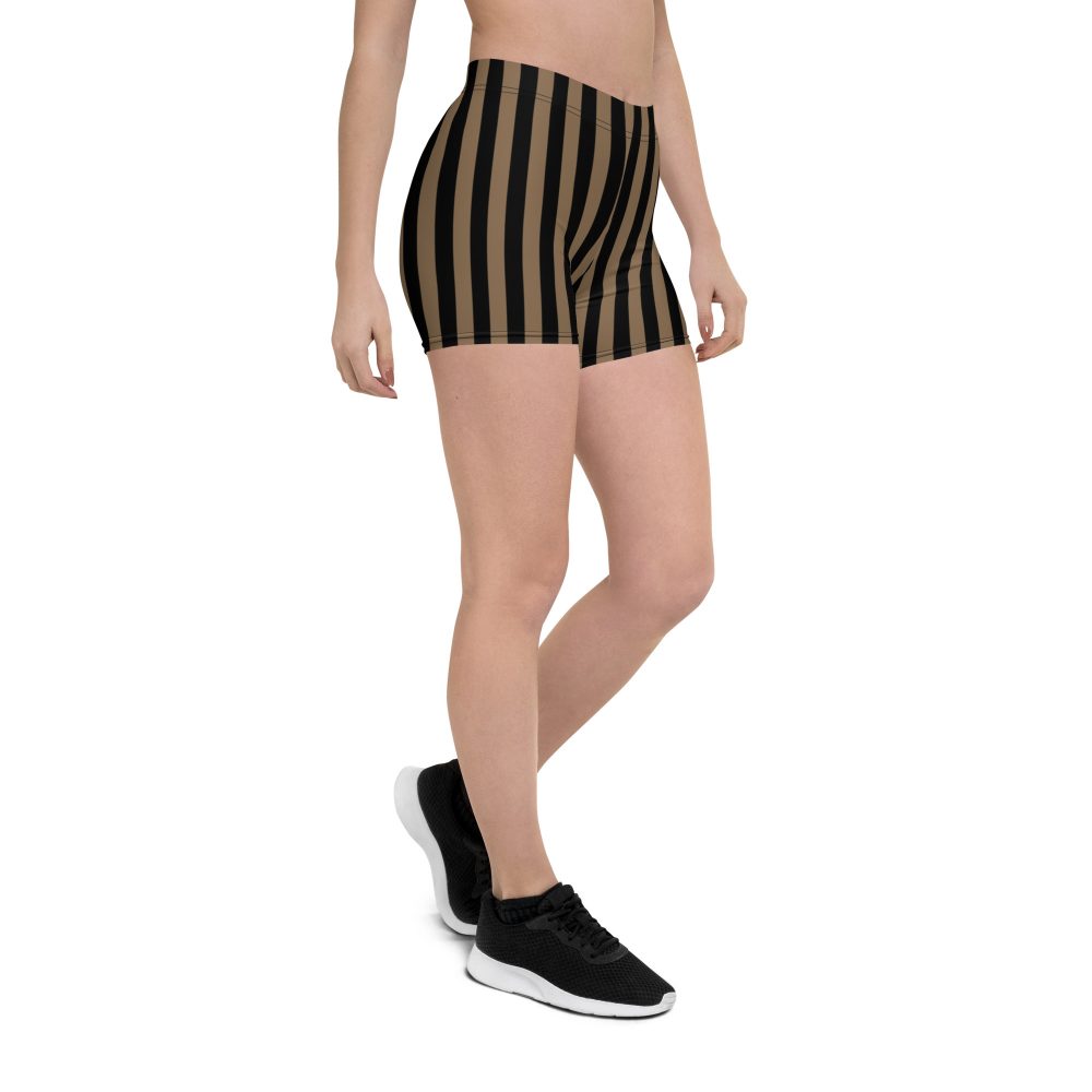 Brown and Black Striped Pirate Shorts - Image 6