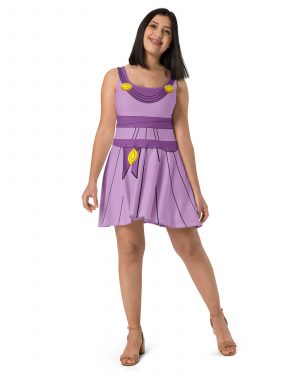 Princess Megara Costume Meg Hercules Skater Dress