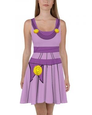 Princess Megara Costume Meg Hercules Skater Dress