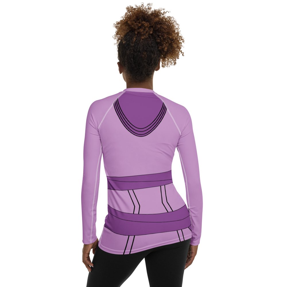 Megara Costume Meg Hercules Women's Rash Guard - Image 2