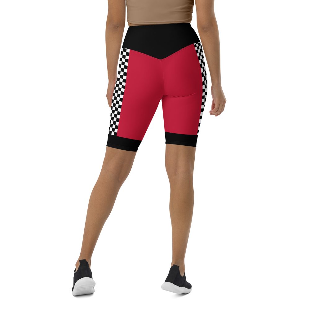 Pit Crew Race Car Driver Racing Costume Bike Shorts - Image 12