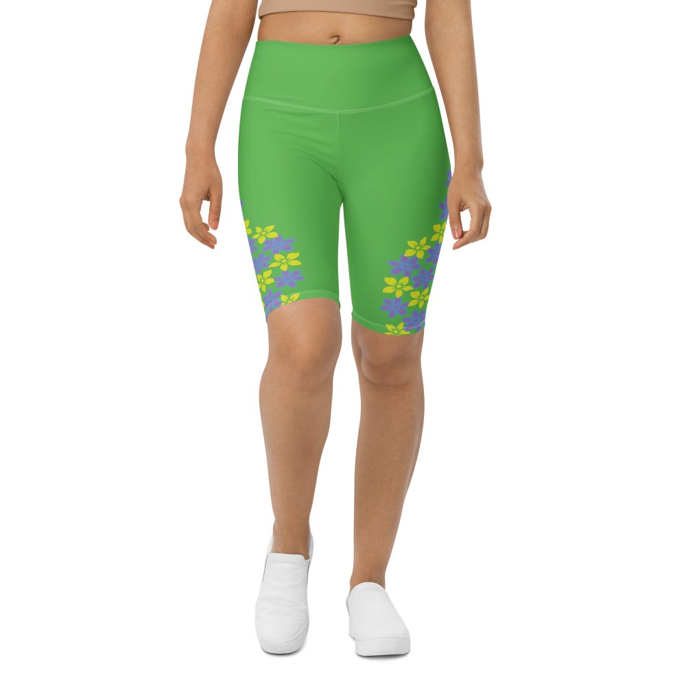 Spring Flower Gardener Floral Hippie Bike Shorts - Image 6