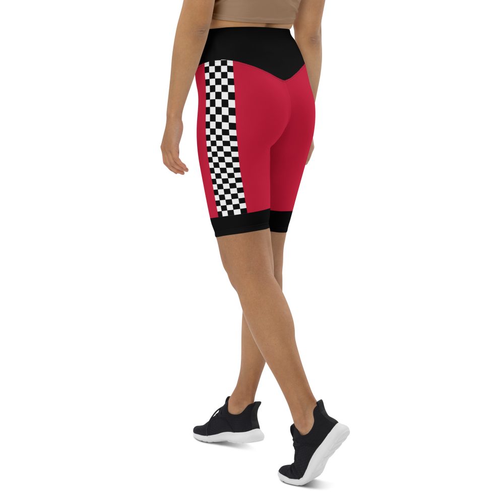 Pit Crew Race Car Driver Racing Costume Bike Shorts
