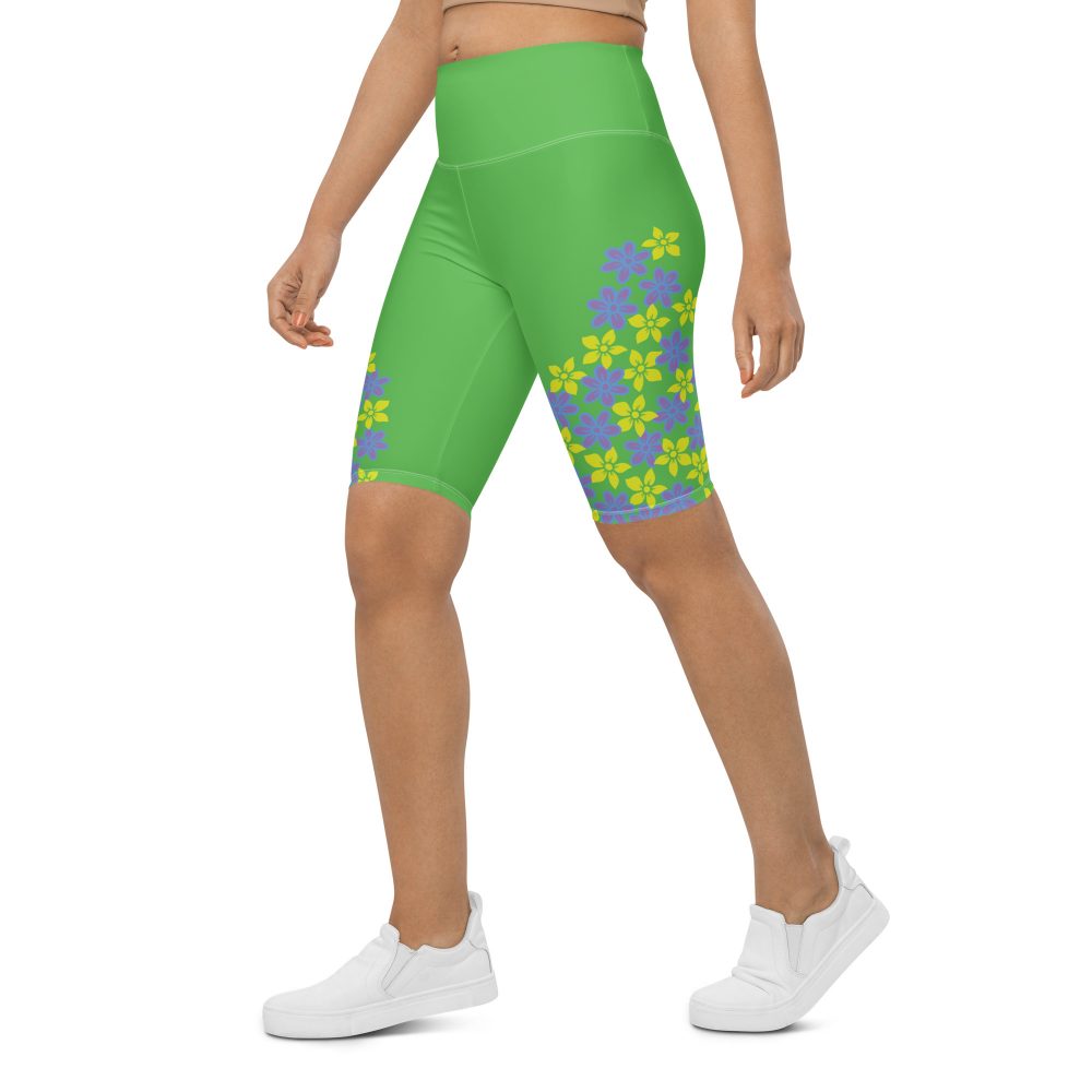 Spring Flower Gardener Floral Hippie Bike Shorts - Image 5