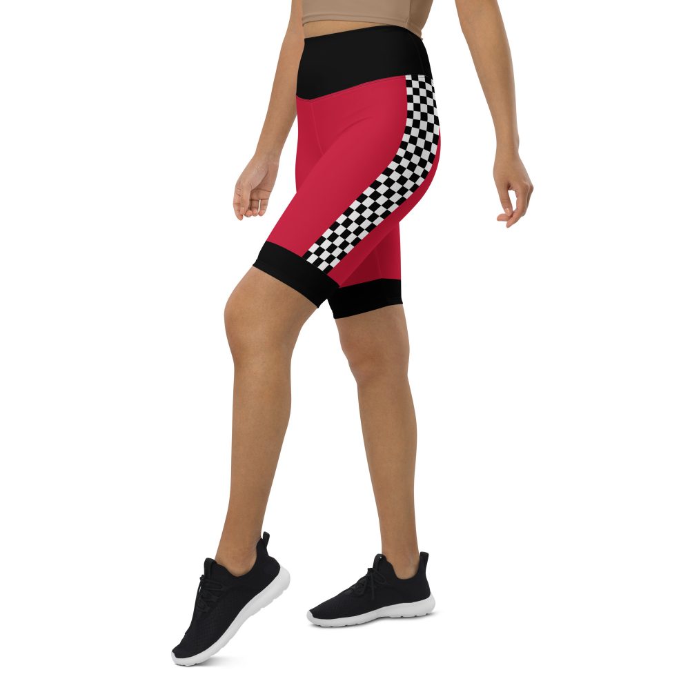 Pit Crew Race Car Driver Racing Costume Bike Shorts - Image 10
