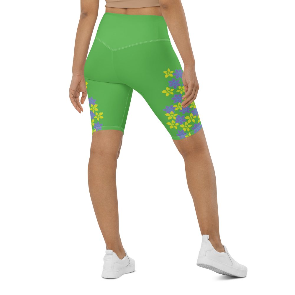 Spring Flower Gardener Floral Hippie Bike Shorts - Image 2