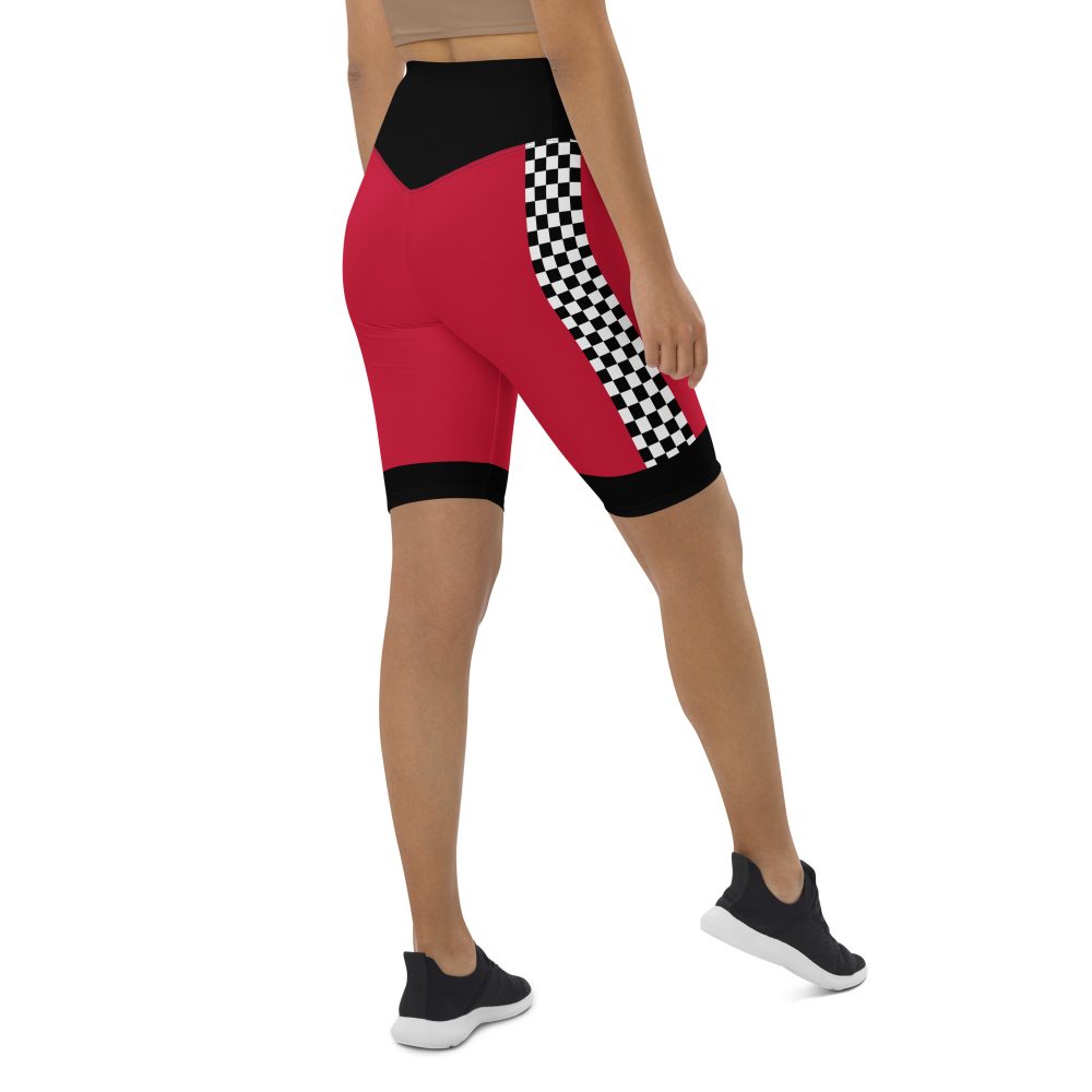 Pit Crew Race Car Driver Racing Costume Bike Shorts - Image 8