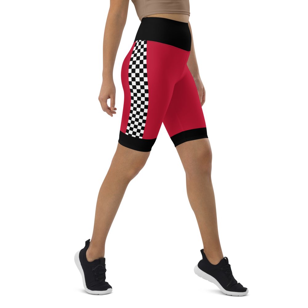 Pit Crew Race Car Driver Racing Costume Bike Shorts - Image 9