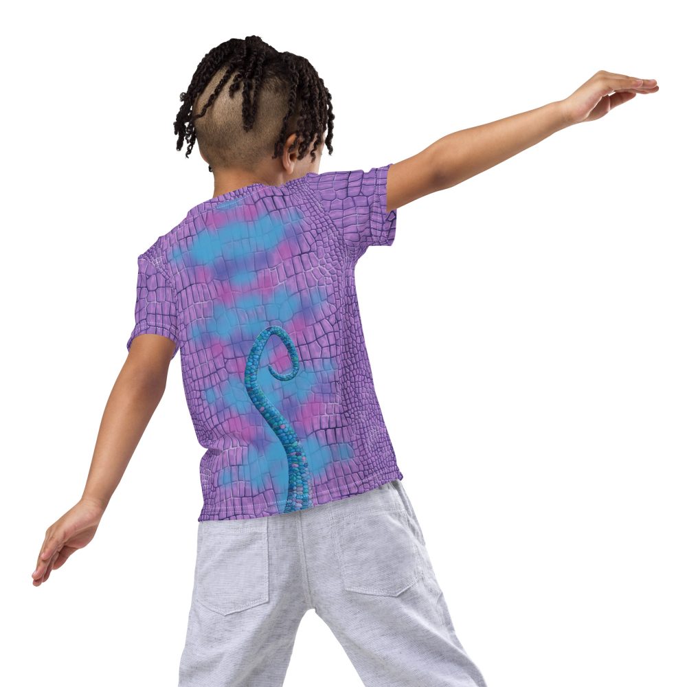 Randall Costume Purple Lizard Kids crew neck t-shirt