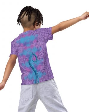 Randall Costume Purple Lizard Kids crew neck t-shirt