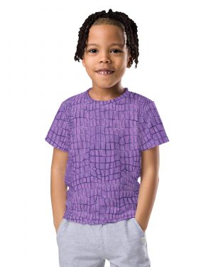 Randall Costume Purple Lizard Kids crew neck t-shirt