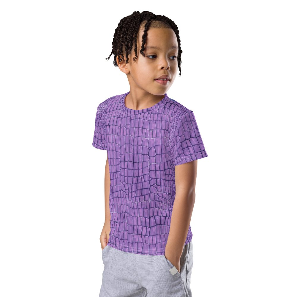 Randall Costume Purple Lizard Kids crew neck t-shirt - Image 3