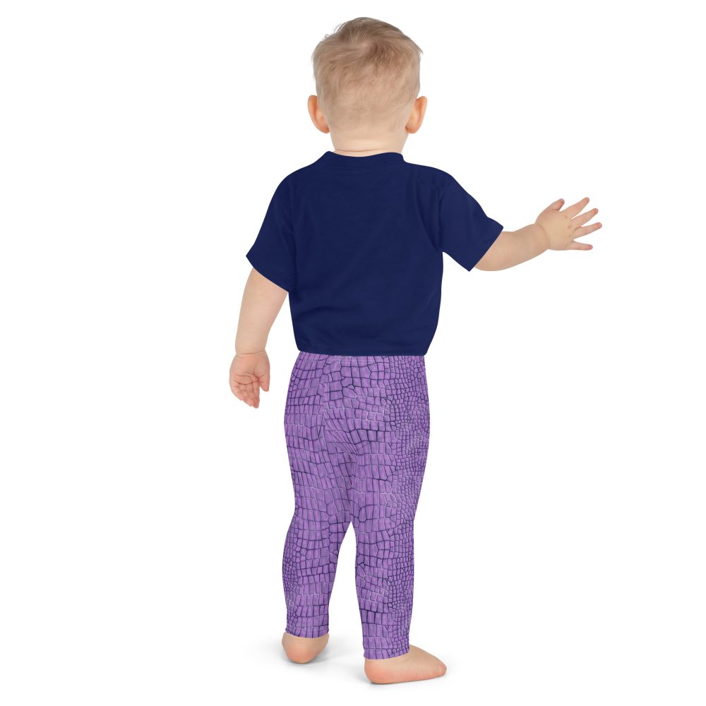 Randall Costume Purple Lizard Kid's Leggings - Image 8