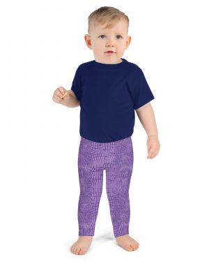 Randall Costume Purple Lizard Kid’s Leggings