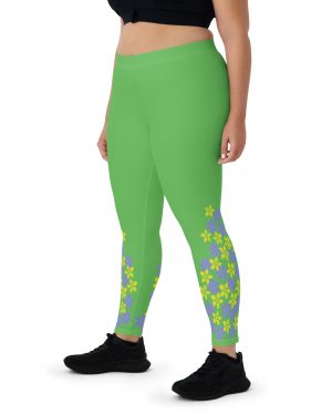 Spring Flower Gardener Floral Hippie Leggings