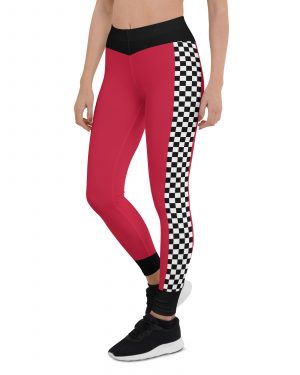 Pit Crew Race Car Driver Racing Costume Leggings