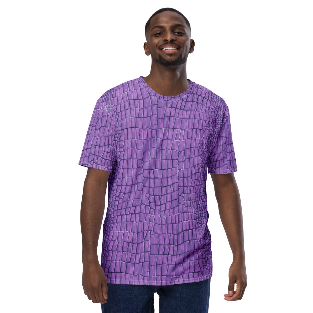 Randall Costume Purple Lizard Men's t-shirt - Image 3