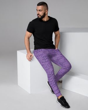 Randall Costume Purple Lizard Men’s Joggers