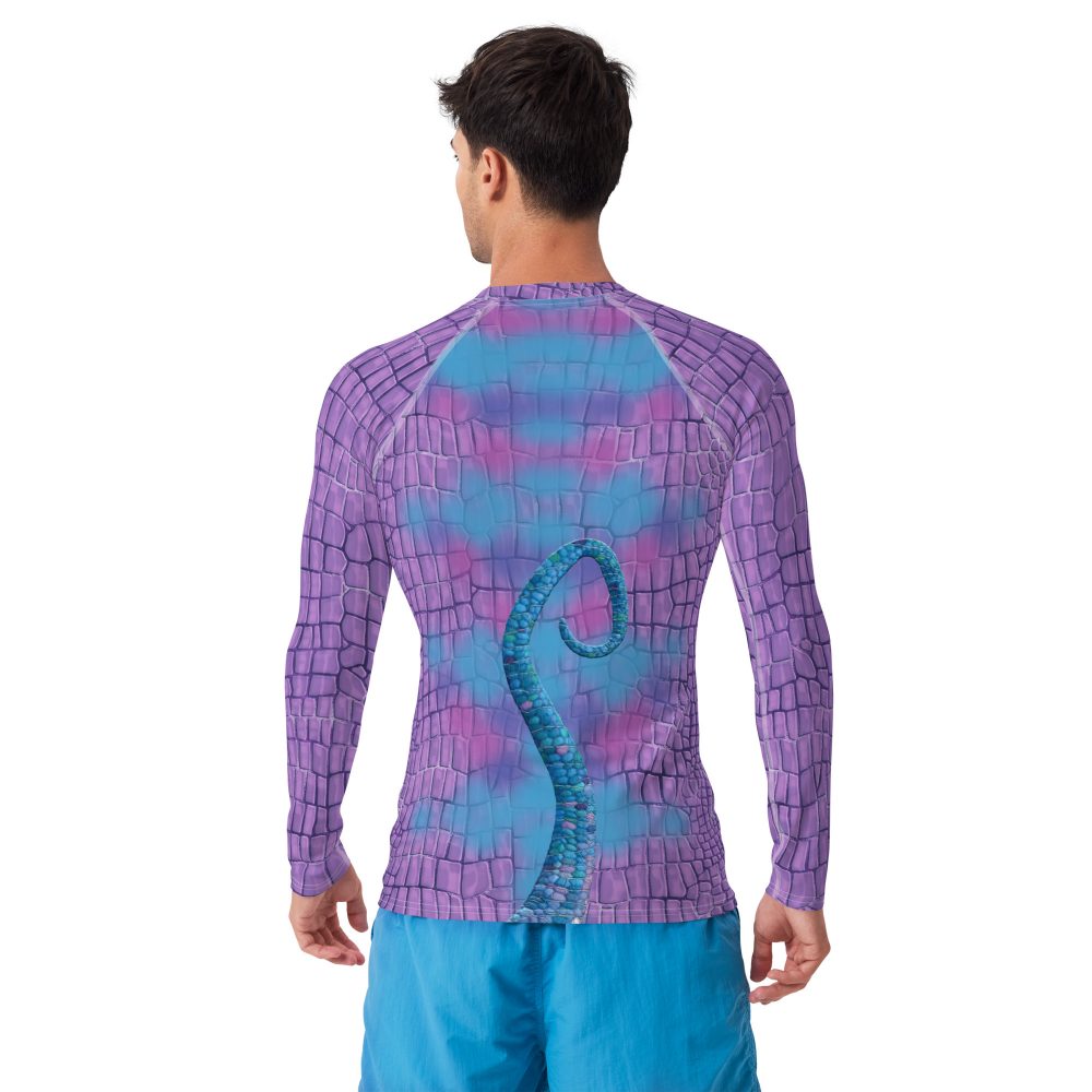 Randall Costume Purple Lizard Men's Rash Guard