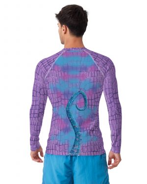 Randall Costume Purple Lizard Men’s Rash Guard