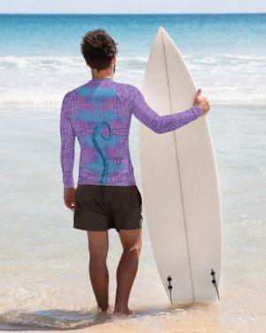 Randall Costume Purple Lizard Men’s Rash Guard