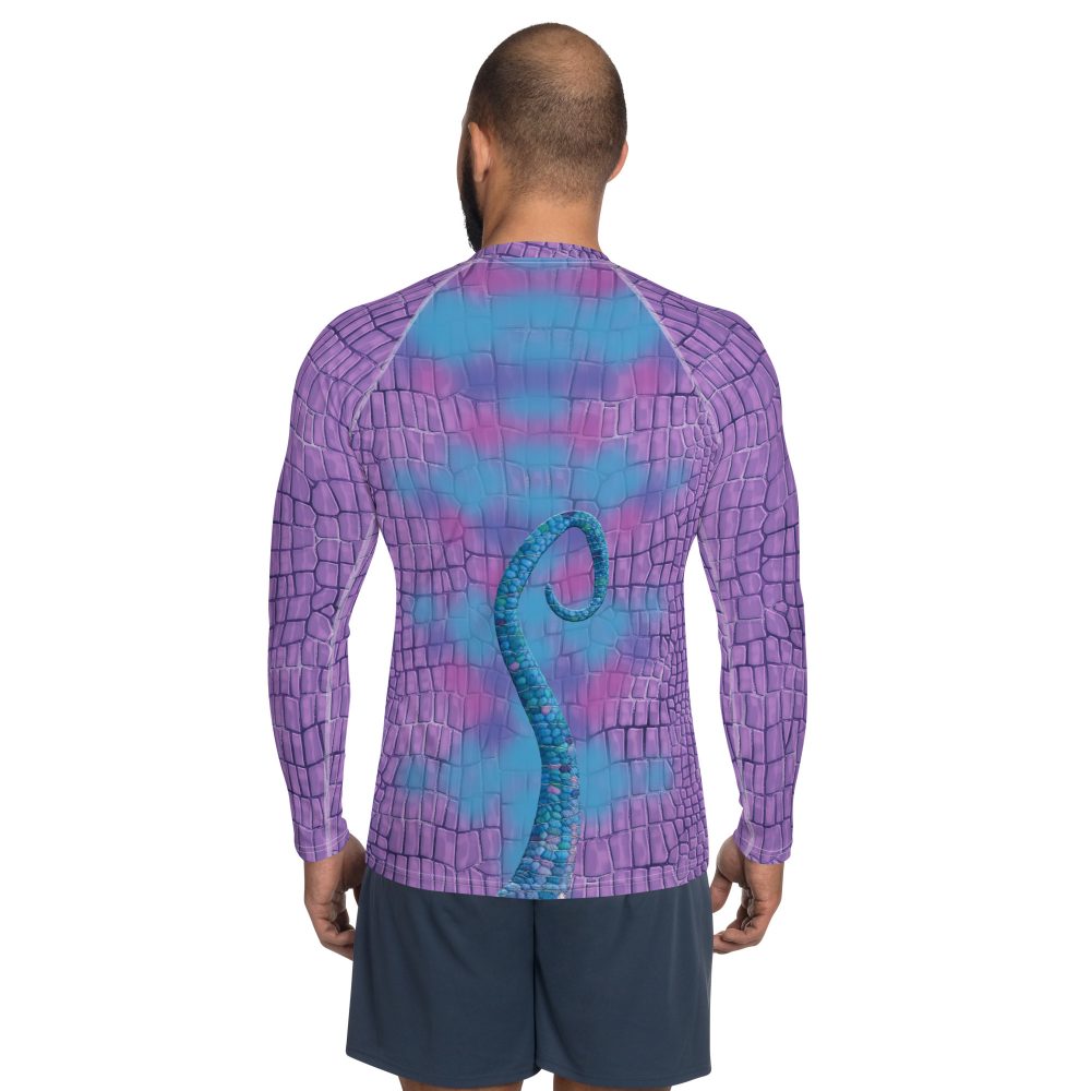 Randall Costume Purple Lizard Men's Rash Guard - Image 7