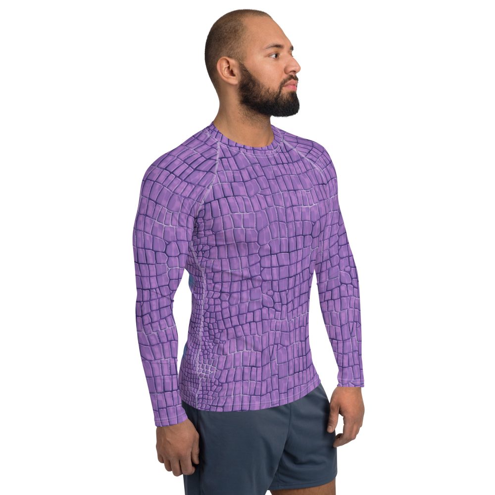 Randall Costume Purple Lizard Men's Rash Guard - Image 9