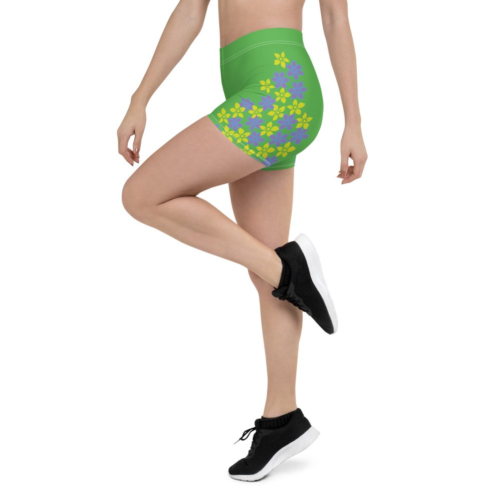 Spring Flower Gardener Floral Hippie Shorts - Image 4
