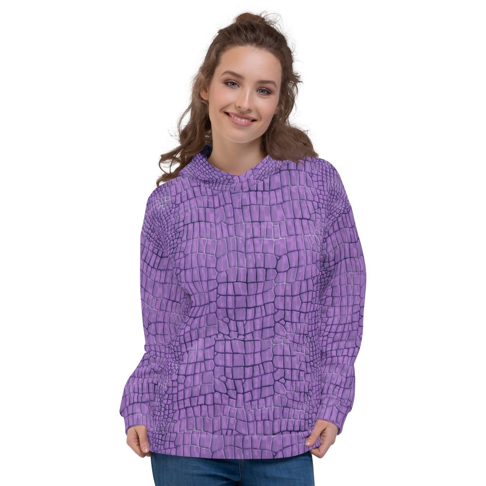 Randall Costume Purple Lizard Unisex Hoodie - Image 3