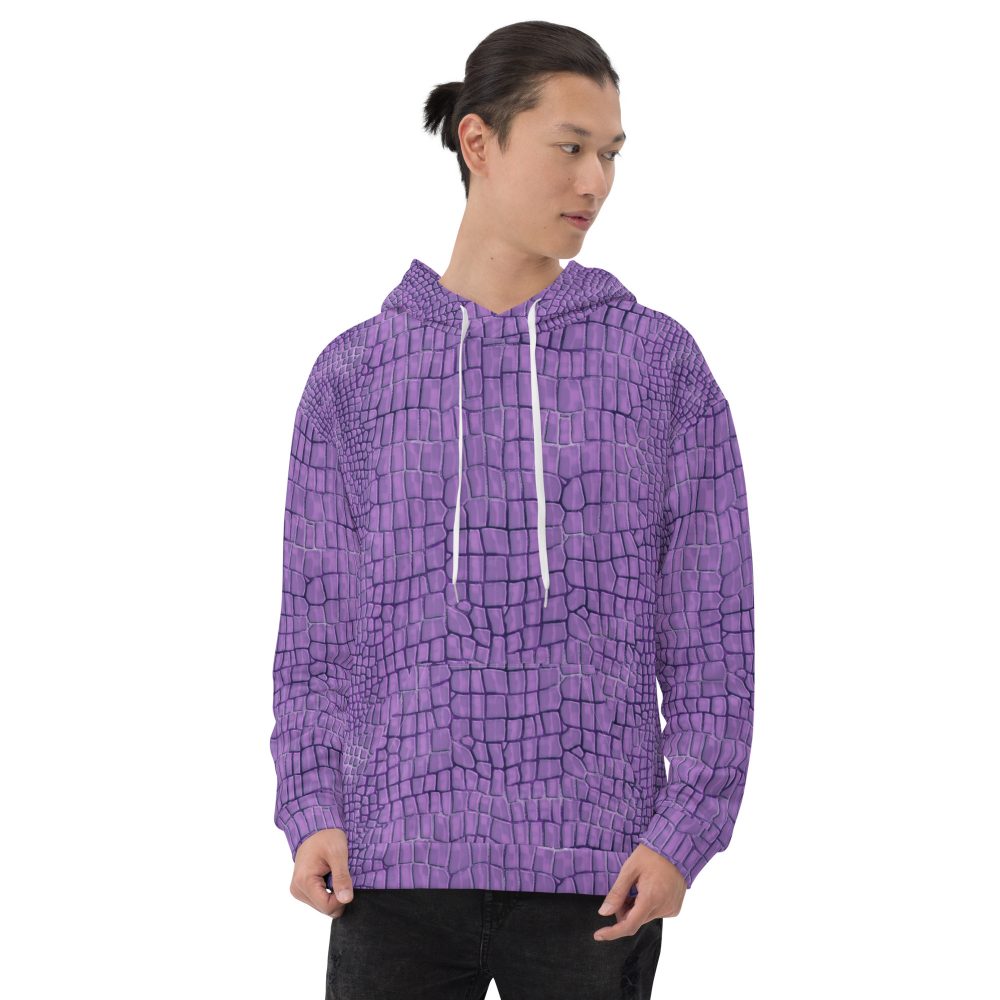 Randall Costume Purple Lizard Unisex Hoodie - Image 4