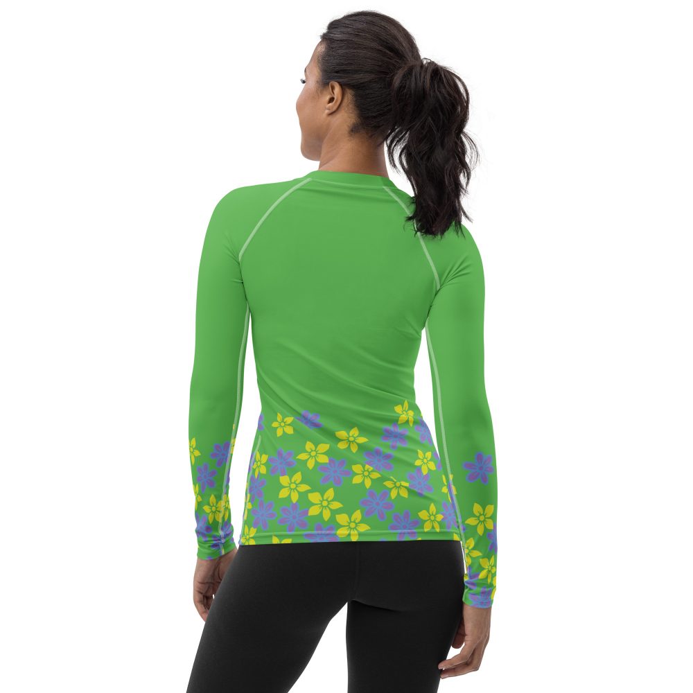 Spring Flower Gardener Floral Hippie Women's Long Sleeve - Image 2