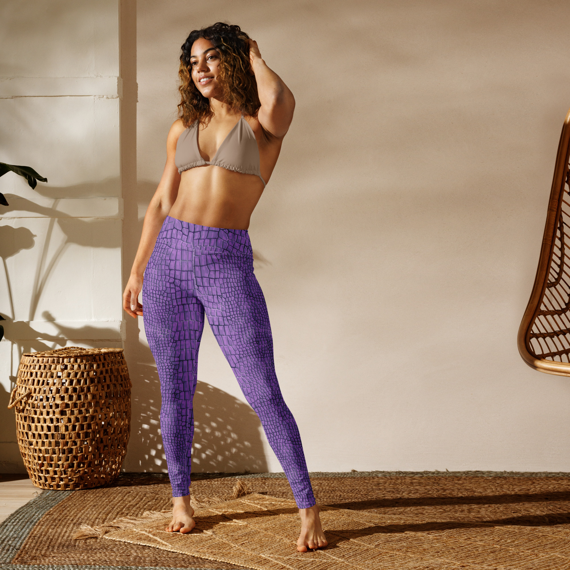 Lizard print leggings store