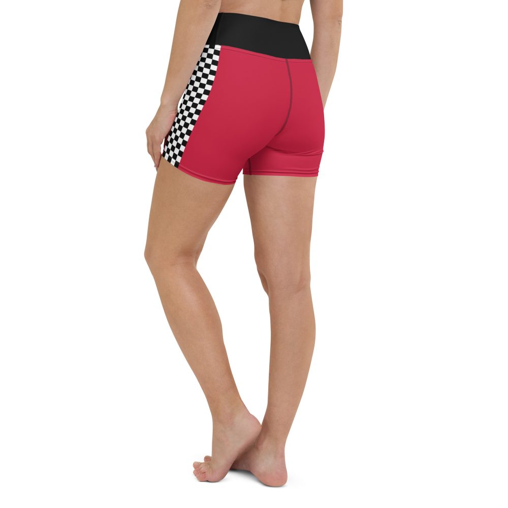 Pit Crew Race Car Driver Racing Costume Yoga Shorts - Image 10
