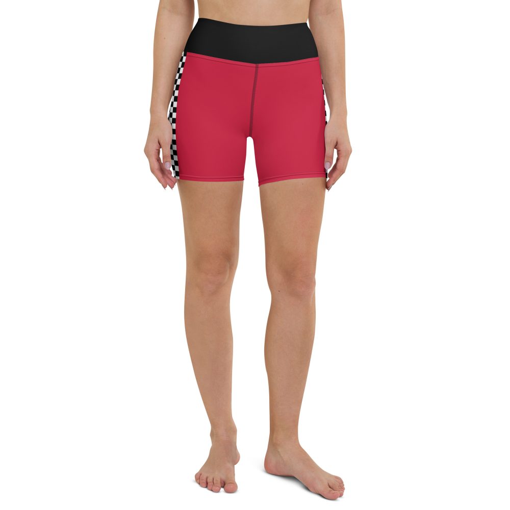 Pit Crew Race Car Driver Racing Costume Yoga Shorts - Image 6