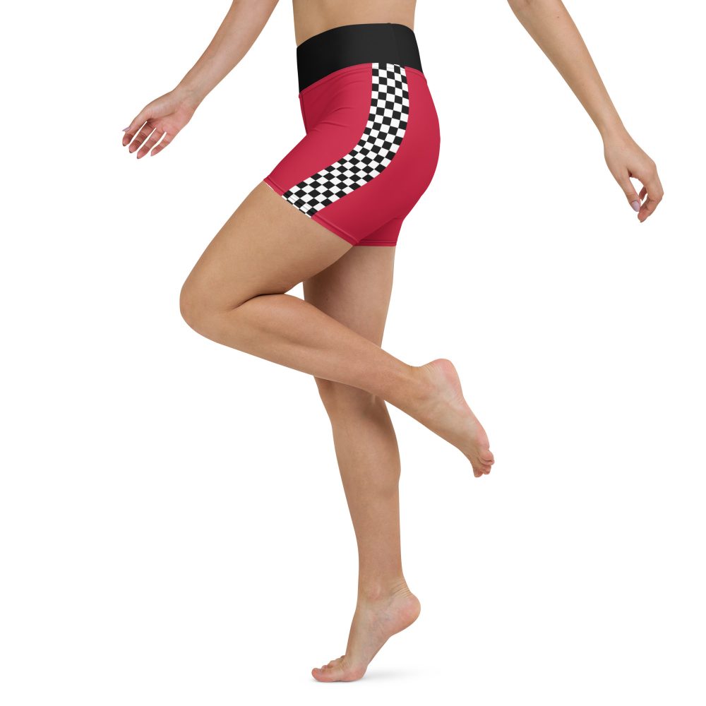 Pit Crew Race Car Driver Racing Costume Yoga Shorts - Image 7