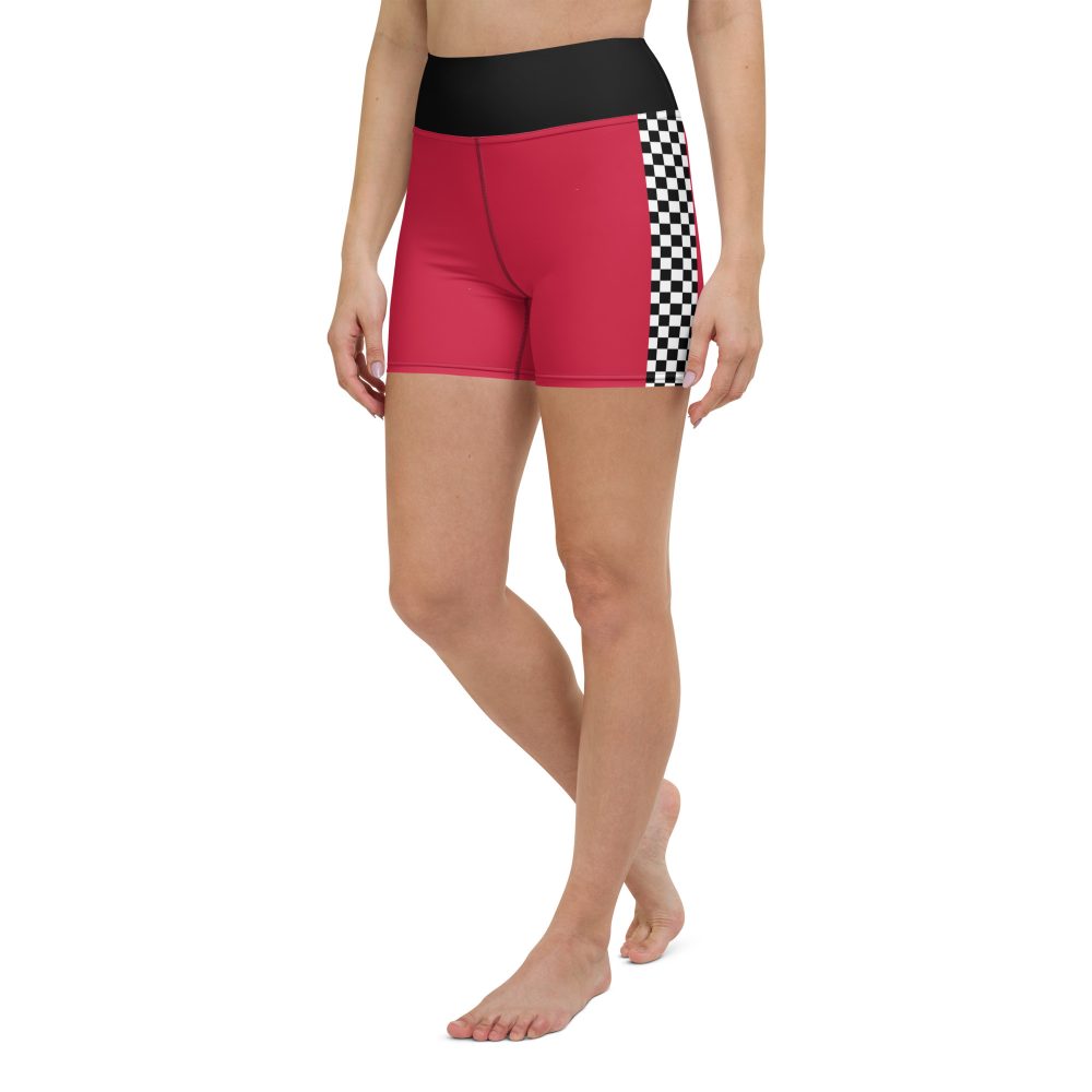 Pit Crew Race Car Driver Racing Costume Yoga Shorts